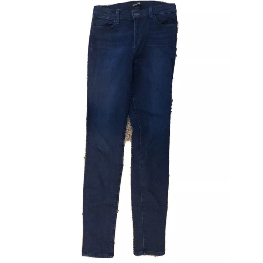 New J Brand Size 27 Indigo Dark Wash Skinny Jeans
